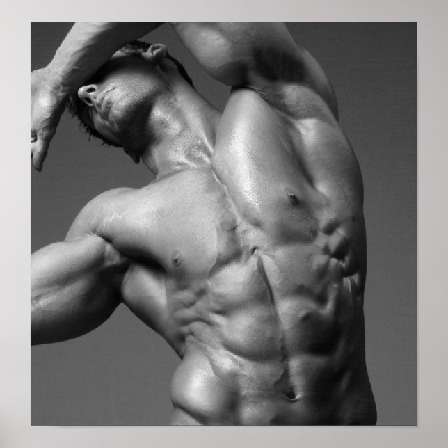 Justin Woltering Black & White Art Poster #1 (Framsidan)