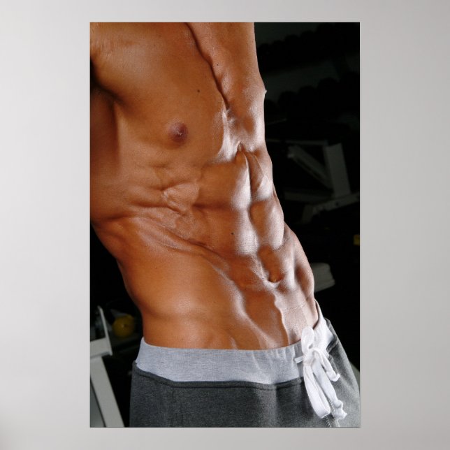 Justin Woltering Poster #17 - Abs (Framsidan)