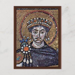 Justinian I, San Vitale (Ravenna) Choir Mosaics A Vykort