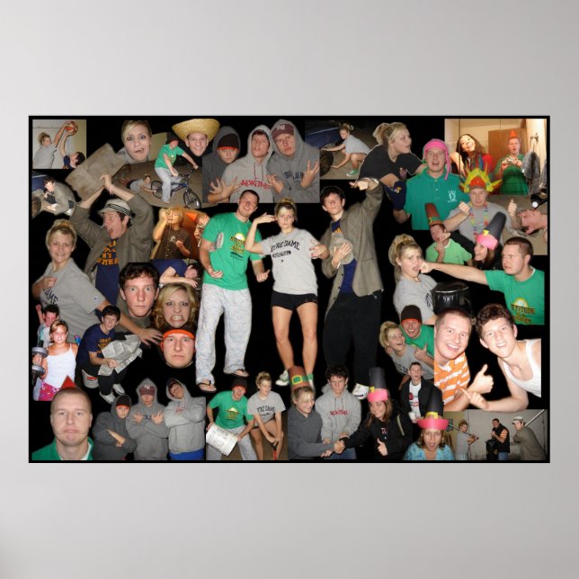 Justin's Collage #2 Poster (Framsidan)