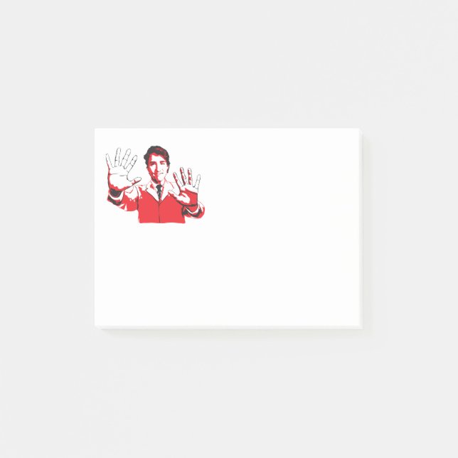 Justins händer post-it block (Framsida)