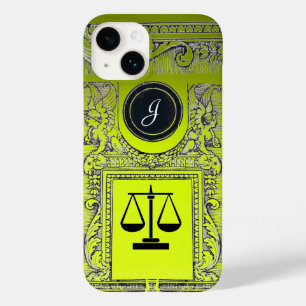 JUSTISBYRÅN, ATTORNEY Monogram Gult
