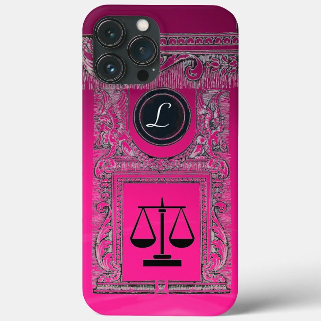 JUSTISBYRÅN, ATTORNEY Monogram Rosa (Baksida)