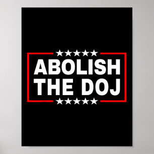 Justitiedepartementet (doj) Pro Trump Poster