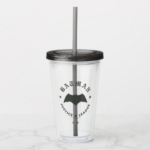 Justitieförbundet Batman Retro Fladdermus Emblem Take Away Mugg