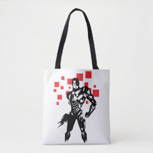Justitieförbundet  Cyborg Digital Noir Pop Art Tygkasse