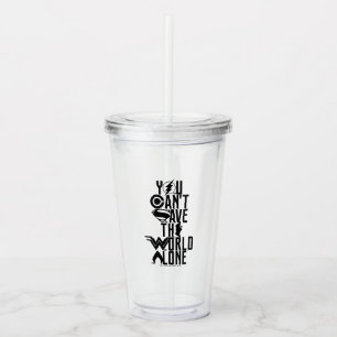 Justitieförbundet Du kan inte Spara Ensamen i v Take Away Mugg