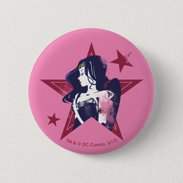 Justitieförbundet|  konst av kvinnor och stenar knapp (Framsida)