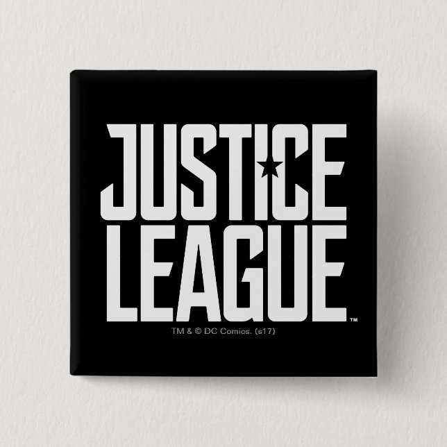 Justitieförbundet| Logotyp för Justice League Knapp (Framsida)