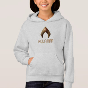 Justitieförbundet Metallisk Aquaman-symbol Tee