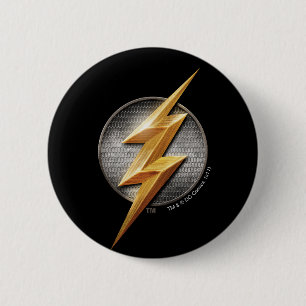 Justitieförbundet Metallisk boltsymbol i Flash Knapp