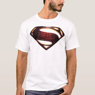 Justitieförbundet Metallisk supermanssymbol T-shirt