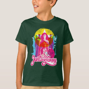 Justitieförbundet  Retro Group & Logotyp Pop Art T Shirt