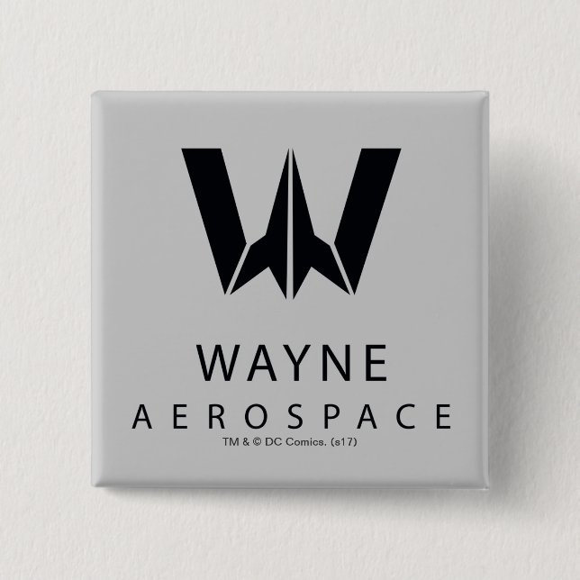 Justitieförbundet| Wayne Aerospace-Logotyp Knapp (Framsida)