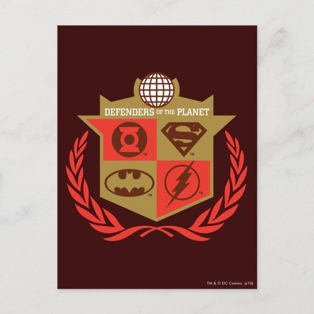 Justitieförbundets försvarare av Planet Vykort (Framsida)