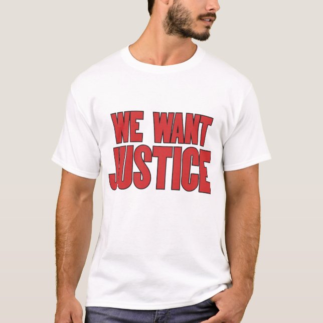 Justitiemanskjorta T Shirt (Framsida)