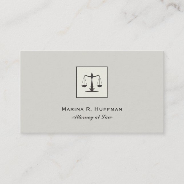 Justitieminister för chic  Professionell Visitkort (Framsida)