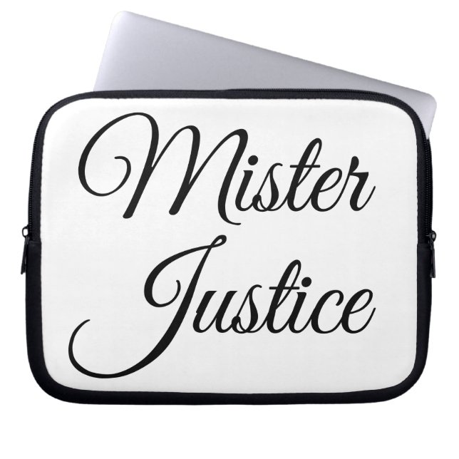 Justitieminister Laptop Sleeve (Framsidan)