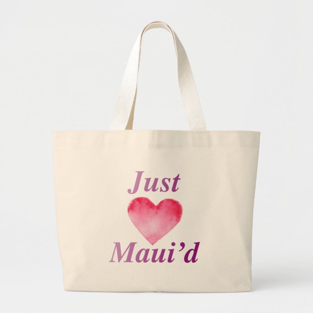 JustMauidHeart precis Maui'd Jumbo Tygkasse (Framsidan)