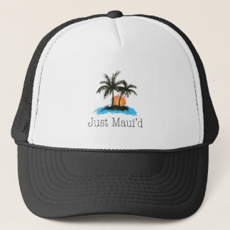 JustMauidTropical precis Maui'd Truckerkeps