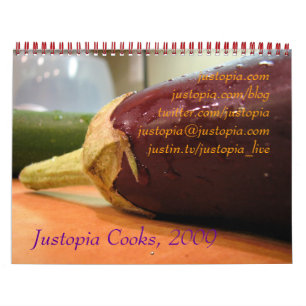 Justopia Cooks, 2009 Kalender