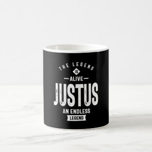 Justus Personlig Namn Birthday Gift Kaffemugg