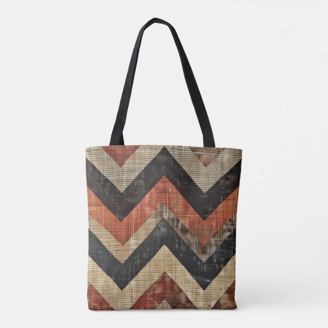 Jute Chevron Tygkasse (Baksida)