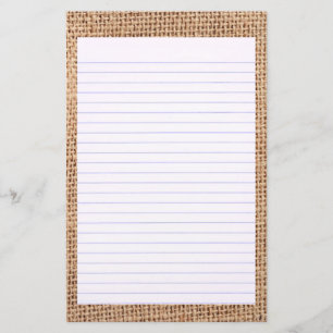 Jute fodrad brevpapper