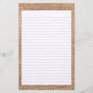 Jute fodrad brevpapper