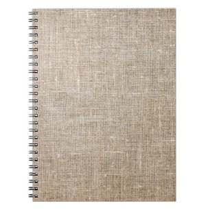 Jute Textile Anteckningsbok
