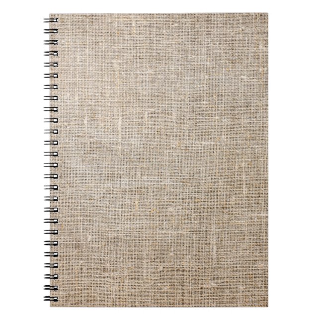 Jute Textile Anteckningsbok (Framsidan)