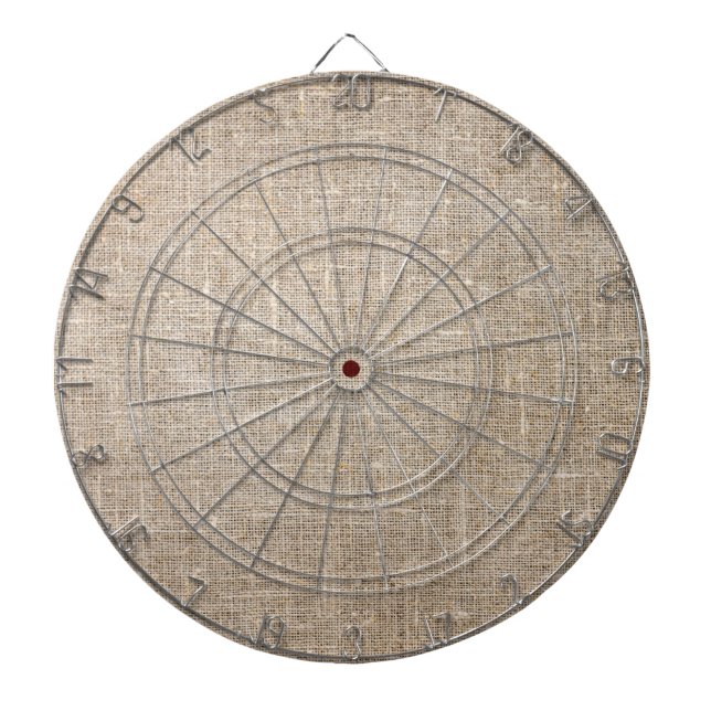 Jute Textile Darttavla (Framsidan)