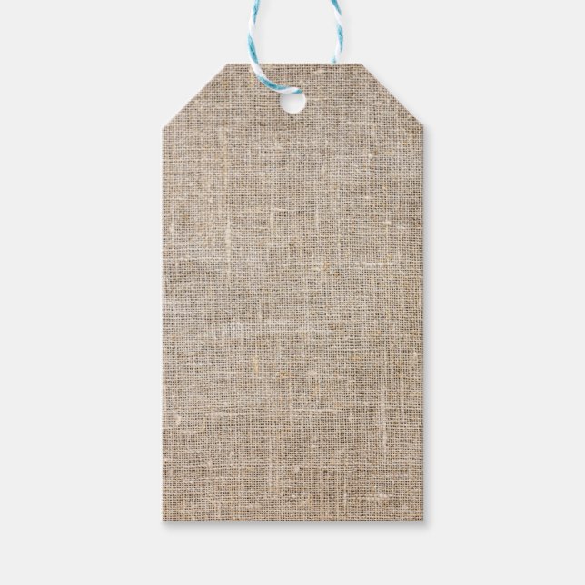 Jute Textile Presentetikett (Framsidan)