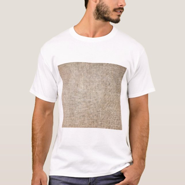 Jute Textile T Shirt (Framsida)