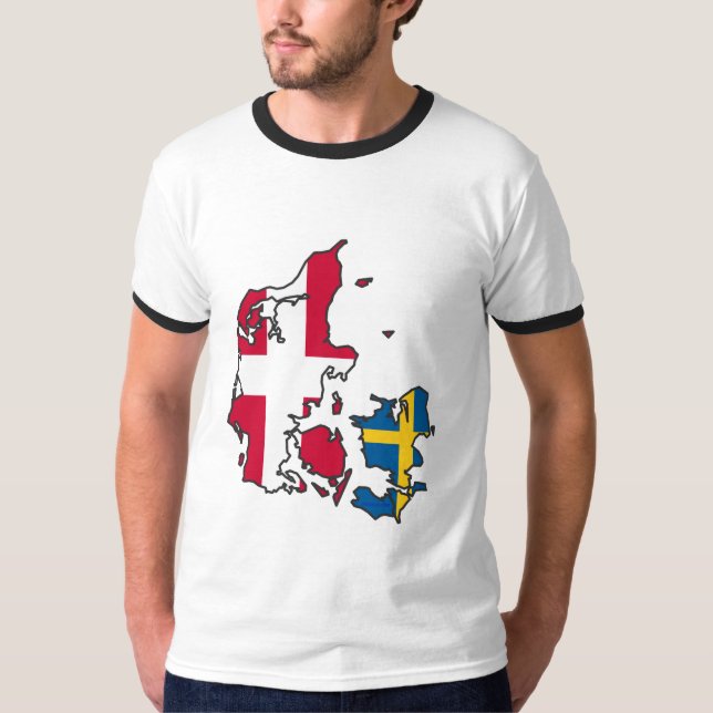 jutland hjärtan av denmark t shirt (Framsida)