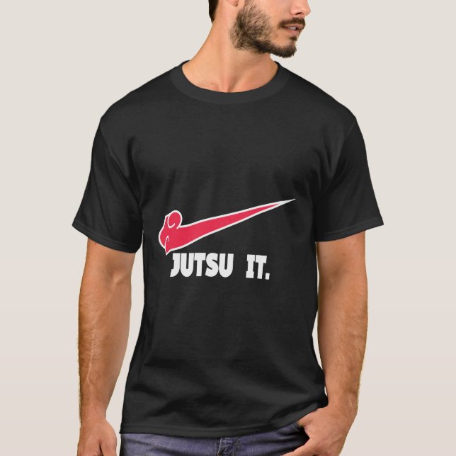 Jutsu It Japansk martial Art Gift Idea T Shirt (Framsida)