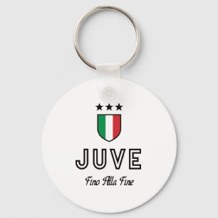 Juve Black Nyckelring