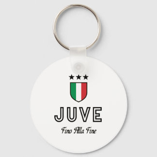 Juve Black Nyckelring