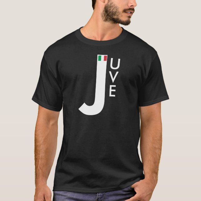 Juve J skjorta Tee Shirt (Framsida)