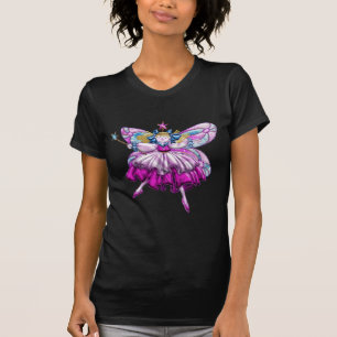 Juvel för Faux för nätt rosasockerplommon felik Tee Shirt