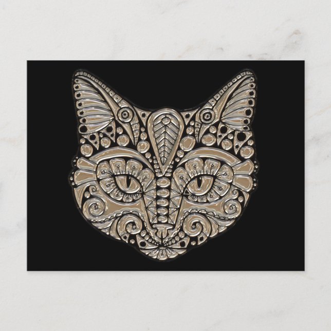 juvel katt vykort (Framsida)