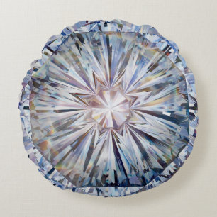 Juvelblommor, gemstone Diamond Rund Kudde