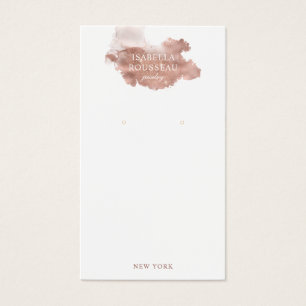 Juvelerarkort för juveler i ro Guld Glitter Visitkort