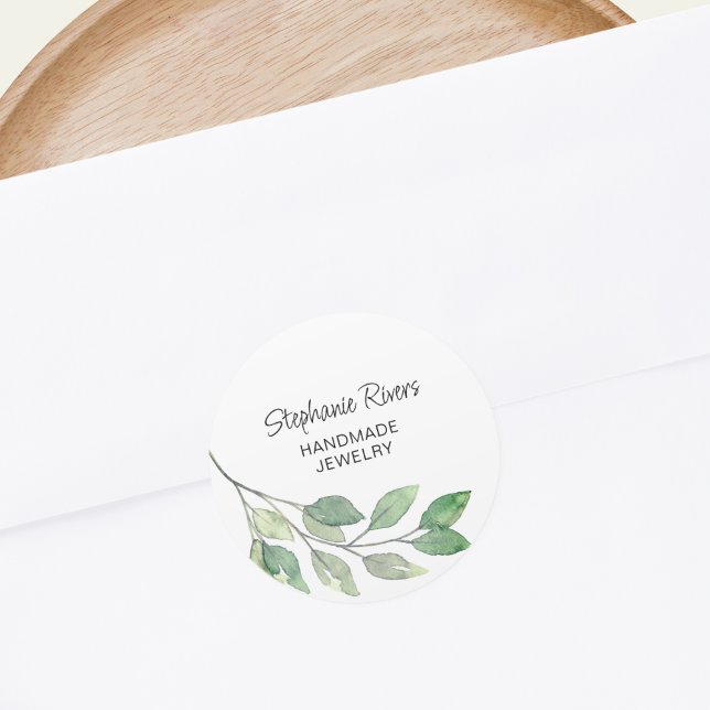 Juvelers vattenfärg runt klistermärke (Skapare uppladdad)