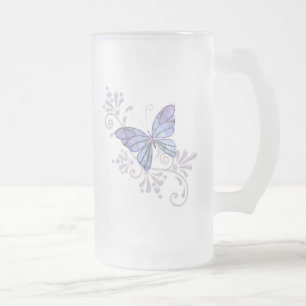 Juvelfjäril Frostat Ölglas