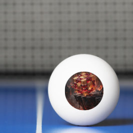 Juvelprydd kub på den vulkaniska branten pingisboll