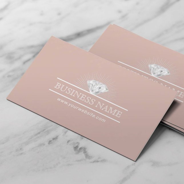 Juvelry Design Diamond jewelry Dusty Ro Guld Visitkort (Skapare uppladdad)