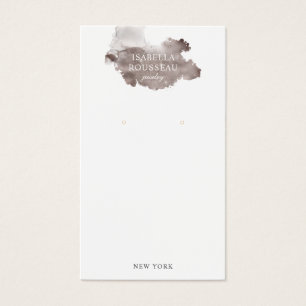 Juvelry Designer Glitter Tvättar Visning Card för Visitkort