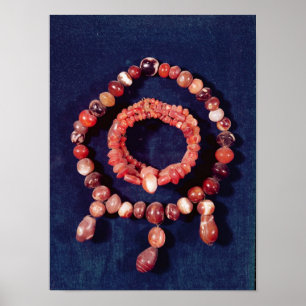 Juvelry från Khorsabad, Irak Poster