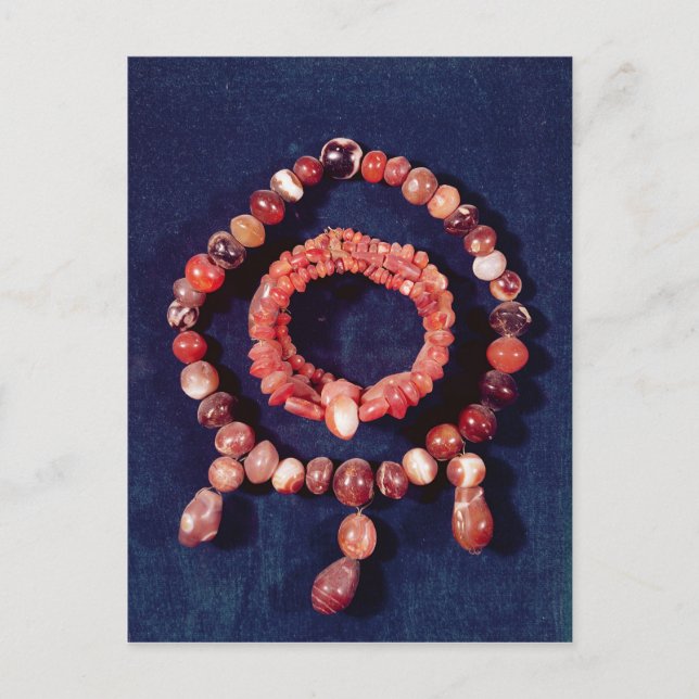 Juvelry från Khorsabad, Irak Vykort (Framsida)